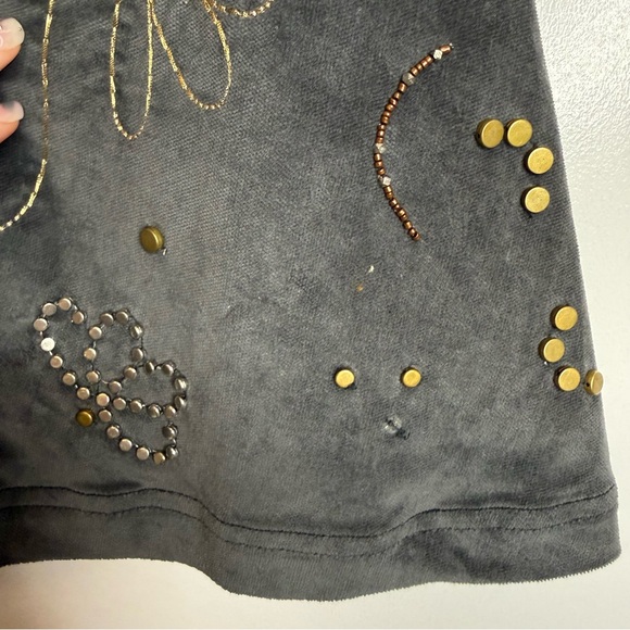 Free People Quetzal Mini Skirt Beaded Embroidery NWT 0 - Picture 10 of 14